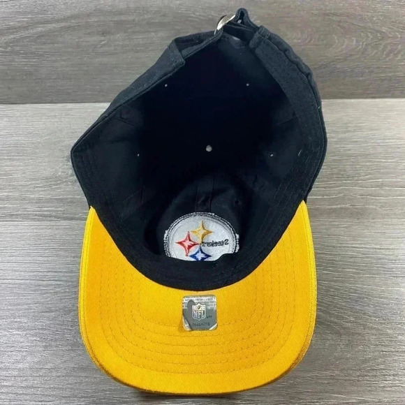 Pittsburgh SteelersĀ NFLāMiller Lite StrapBack Dad Hat - Picture 4 of 5